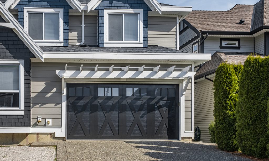 Empty driveway of a home in daylight.